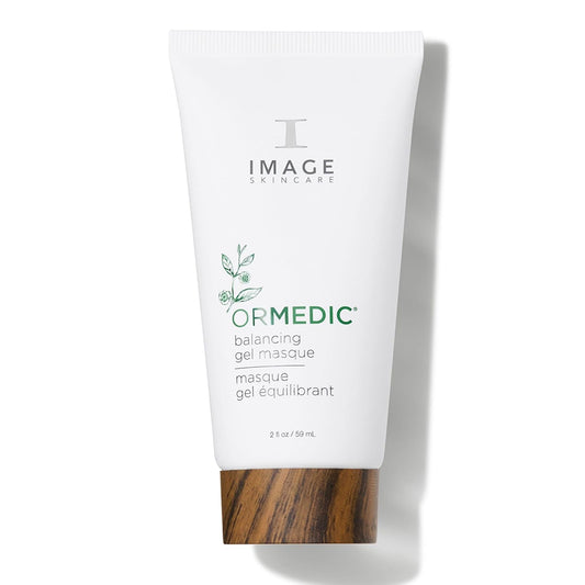 IMAGE Skincare, ORMEDIC Balancing Gel Masque, Helps to Refresh Dry, Tired-Looking Facial Skin, Made with Organic Aloe Vera and Botanical Extracts, 2 fl oz