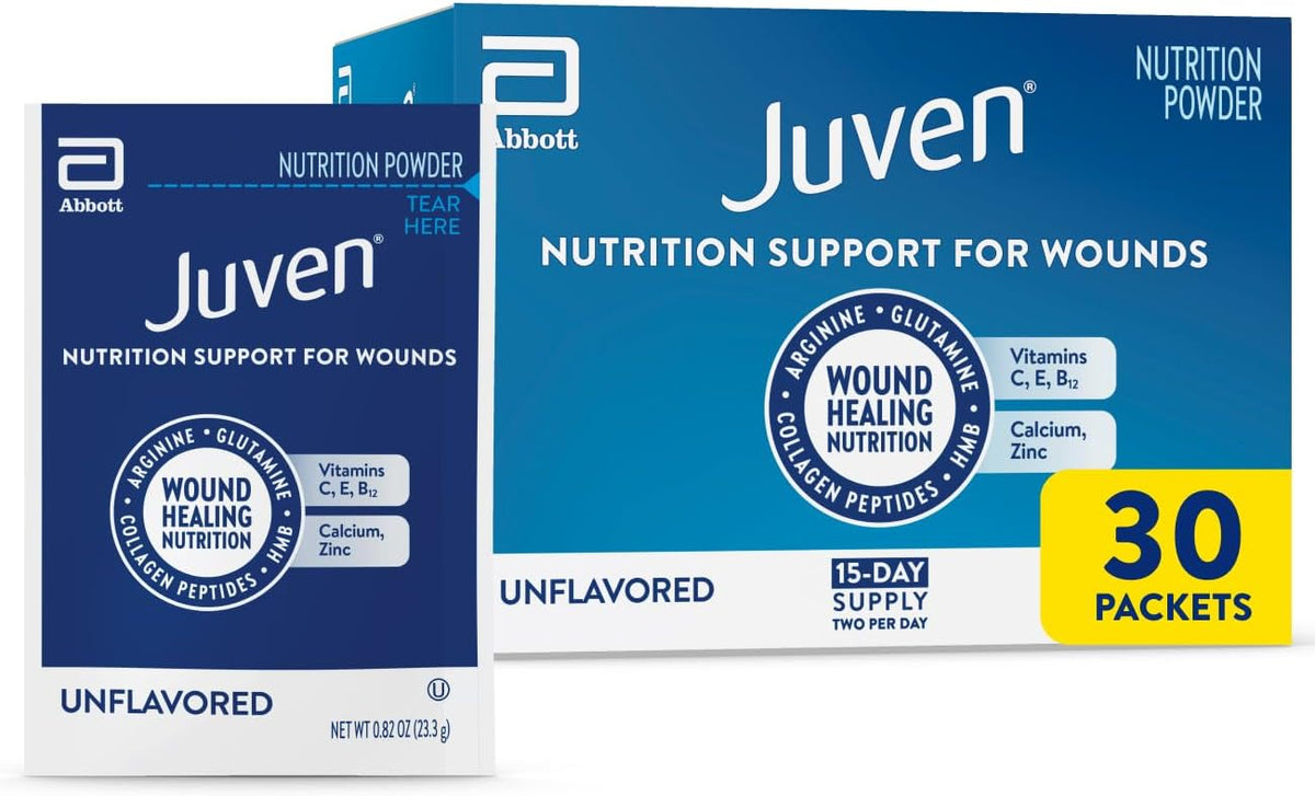 Juven Nutrition Support for Wound Healing, Unflavored, 30ct