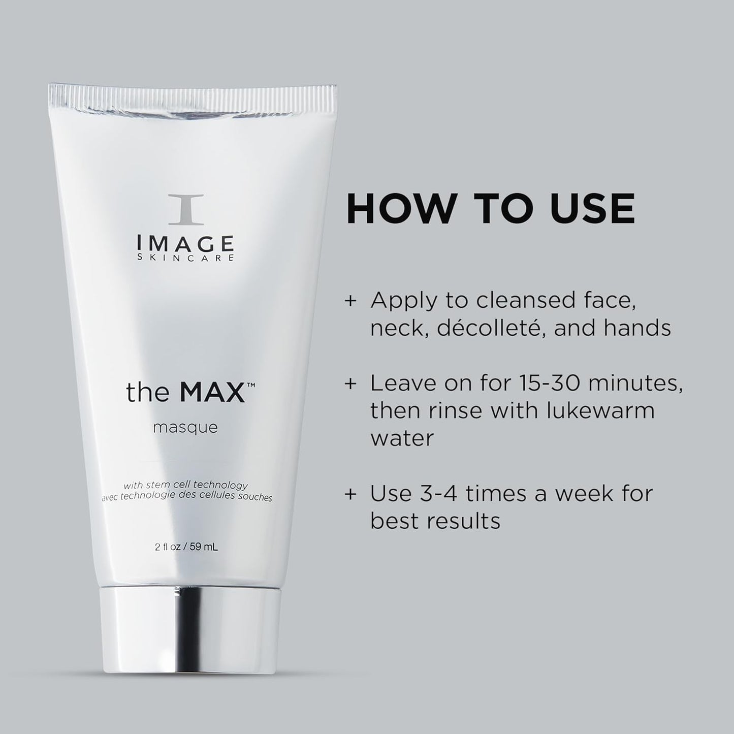IMAGE Skincare, the MAX Masque, Facial Mask to Help Tighten, Firm, Smooth and Enhance Appearance of the Skin, 2 fl oz