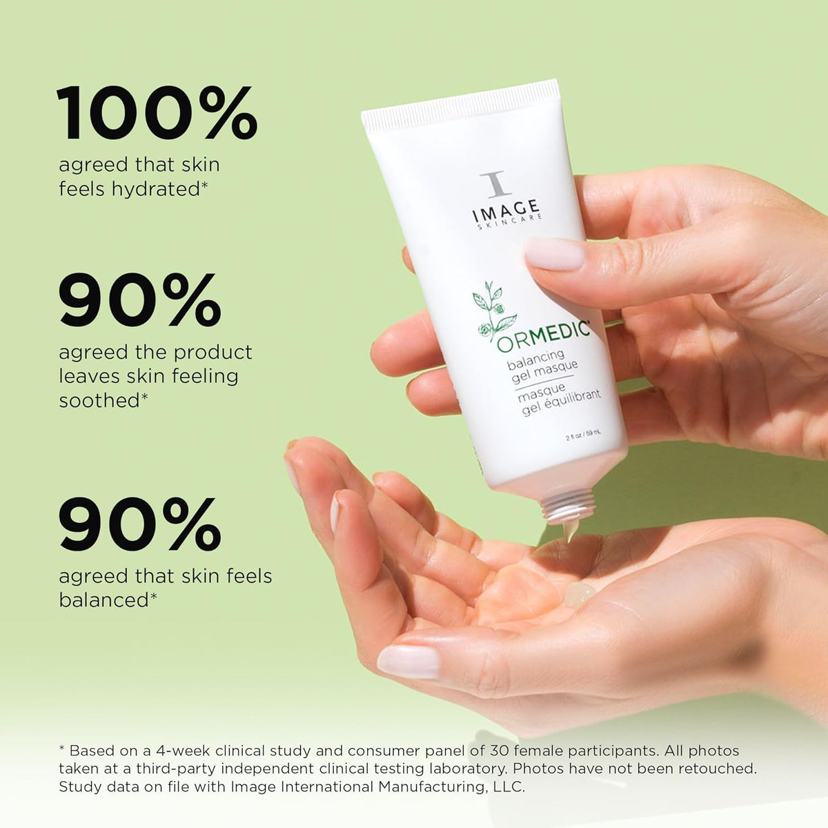 IMAGE Skincare, ORMEDIC Balancing Gel Masque, Helps to Refresh Dry, Tired-Looking Facial Skin, Made with Organic Aloe Vera and Botanical Extracts, 2 fl oz
