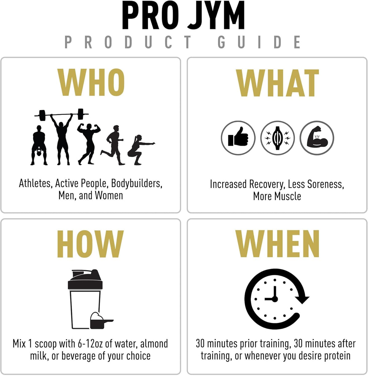 JYM Tahitian Vanilla Bean Whey & Casein Protein Powder, 1.7 lb, 22 Servings