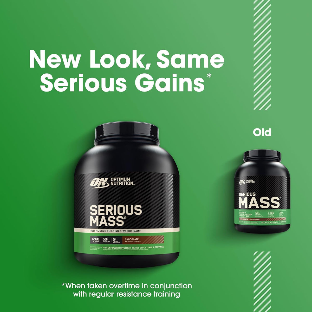 Optimum Nutrition Serious Mass Weight Gainer Protein Powder, Chocolate, 6LB