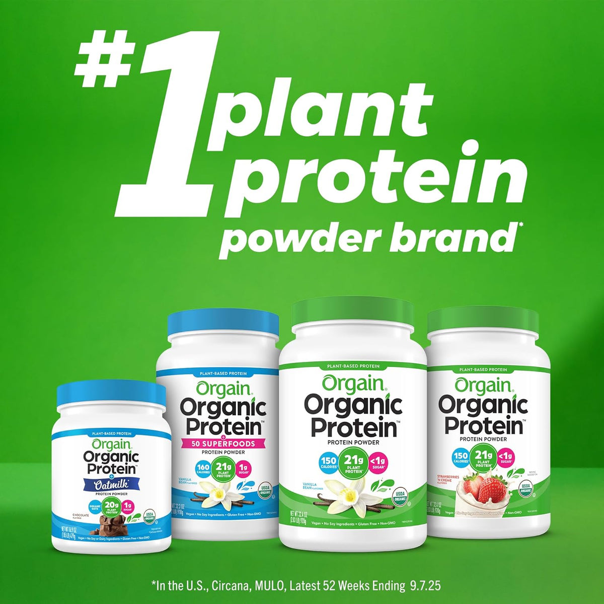 Orgain Organic 20g Meal Protein Powder, Vegan, Chocolate Fudge, 2.01 lb