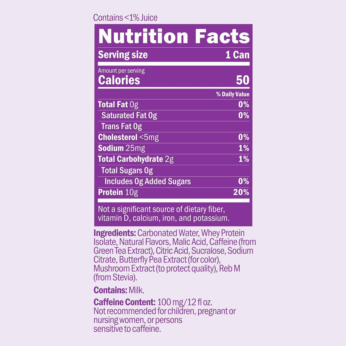 Oath Nutrition Sparkling Energy + Protein Drink, Wild Berry Flavored, Sugar-Free Energy Drink with 10g of Complete Protein, 100mg of Natural Caffeine, 12 Ounces (12 Pack)