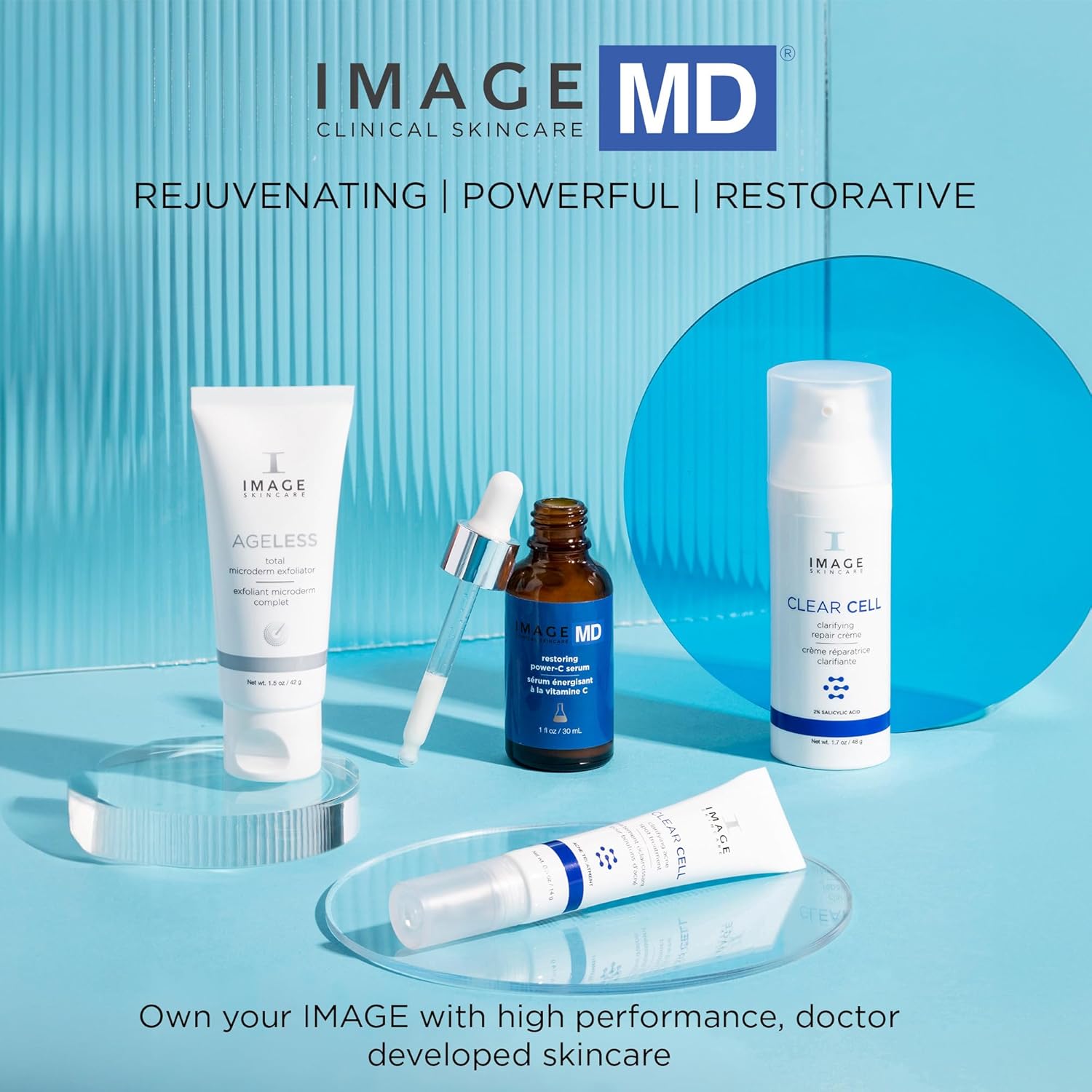 IMAGE Skincare, IMAGE MD Restoring Eye Masks, Hydrating Hydro-Gel Under Eye Masks, 3x Hyaluronic Acid Visibly Firms and Hydrates